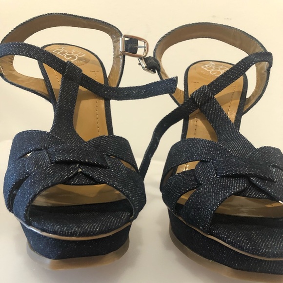 BCBGGeneration LuanaX Denim Heels - Picture 2 of 9